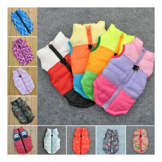 Dog Cat Coat Jacket Pet Supplies Clothes Winter Apparel Clothing Puppy Costume image {1}