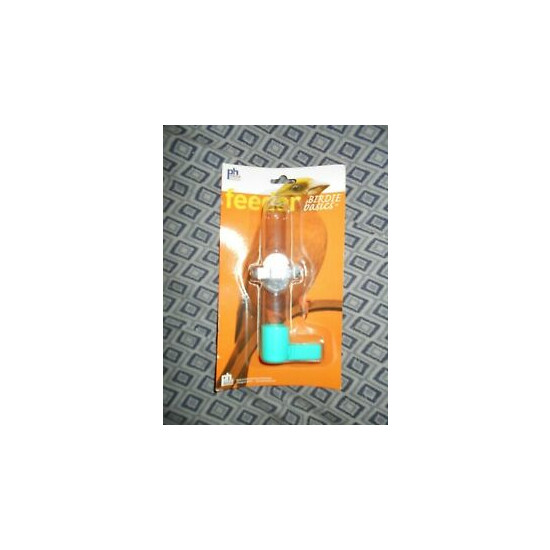 Prevue Hendryx 6 Inch Birdie Basics Glass Tube Feeder image {1}