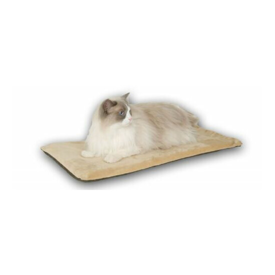 Best Dog Cat Pet Bed Pad Soft Mat Floor Electric Heater Warmer Indoor Outdoor image {2}