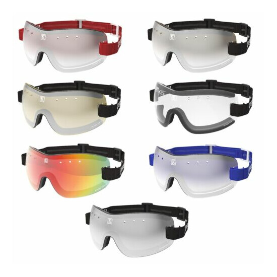 NEW- KROOPS 13-FIVE Skydiving Parachute Sports Goggles |100% UV400 Lenses image {1}