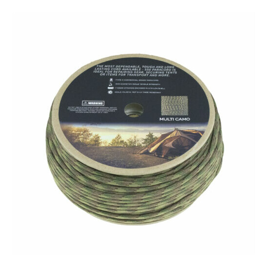 550 Paracord 500 ft SPOOL Parachute Cord Rope 7 Strand Survival Outdoor Camping image {43}