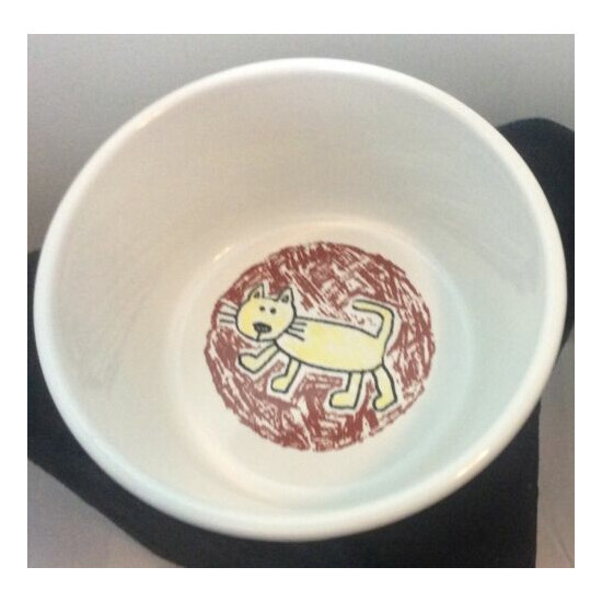 Room Creative Color Me Happy 6 Inch Cat Bowl image {1}