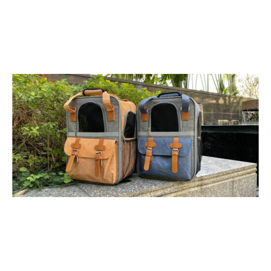 rectangular travel pet dog cat ferret hedgehog bag carry case tote image {6}