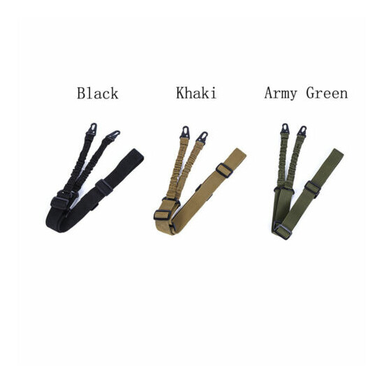 2 Two Point Tactical Gun Rope Sling Strap Cords Belt Ordinary Cs Field Hunting image {9}