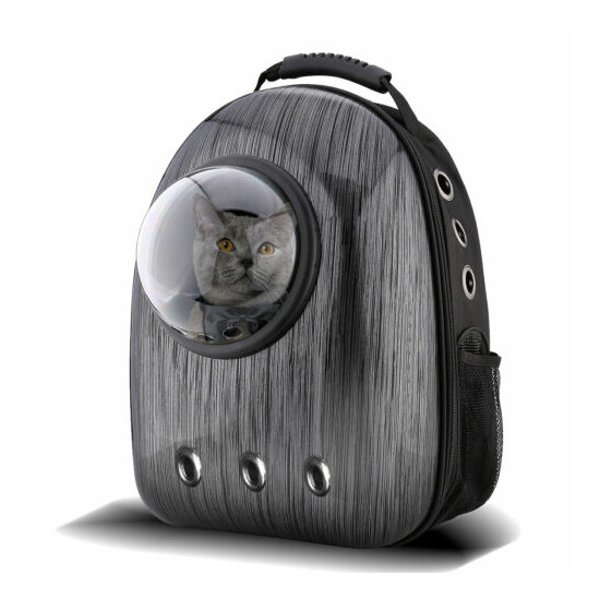 Pet Carrier Backpack for Cat Small Dog Travel Hiking Airline Approved Breathable image {2}