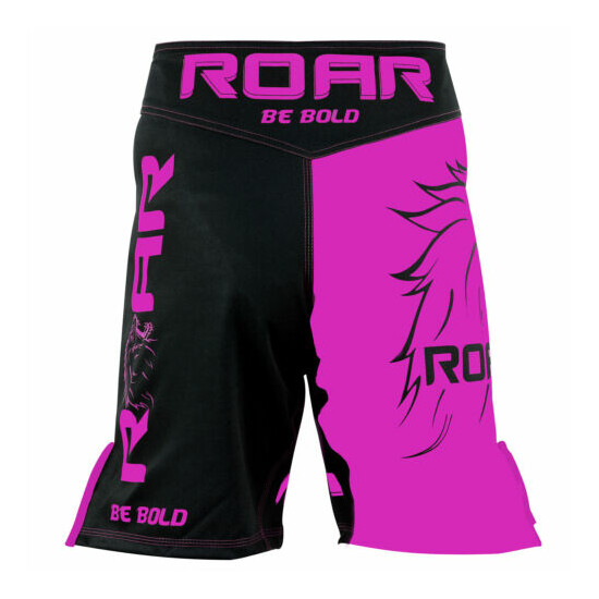 ROAR Mma Shorts Ufc Kick Boxing Muay Thai Grappling Cage Fight Training Shorts Thumb {28}