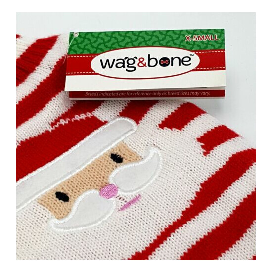 Christmas Dog Santa Paws Sweater Wag&Bone Solid Striped Free Priority Shipping image {7}