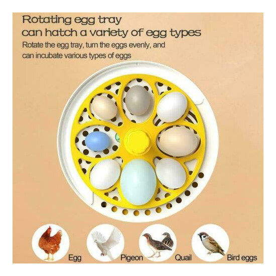 Automatic Egg Incubator Egg Turner Tray Hatching For Quail Goose Chicken Q5L5 image {1}