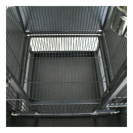 61" Large Bird Cage Top Play Power Coated Steel Best Pet House EZ USE Non Toxic image {8}