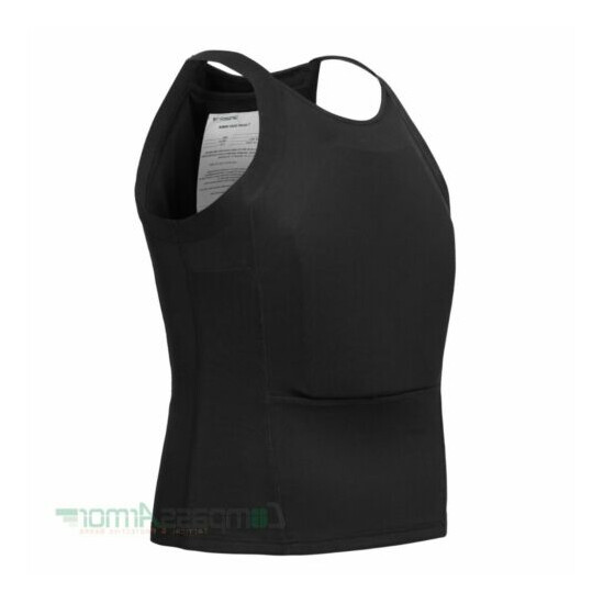 Ultra Thin Concealed T shirt Body Armor Vest Bulletproof made with Kevlar IIIA image {5}