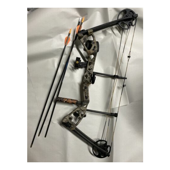 Bear Archery Right Hand Limitless RTH Compound Bow RH Youth Sites Arrows+ image {1}