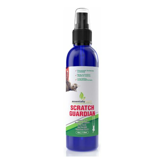 Cat Deterrent Spray for Scratching - 4oz Natural Non-Toxic Anti Scratch Cat Spra image {1}