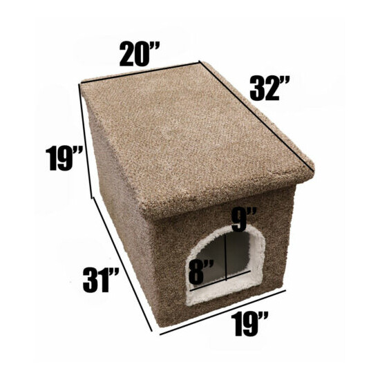 LITTER BOX ENCLOSURE - FREE SHIPPING IN THE UNITED STATES ONLY image {2}