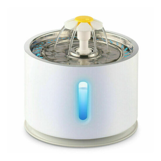 2.4L Automatic Electric Pet Water Fountain Cat Dog Drinking Dispenser Filter US image {3}