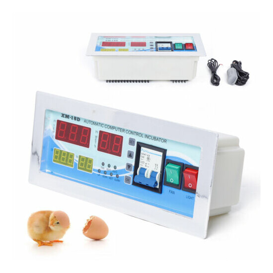 Automatic Thermostat Temperature Humidity Controller Digital Incubator XM-18D  image {1}