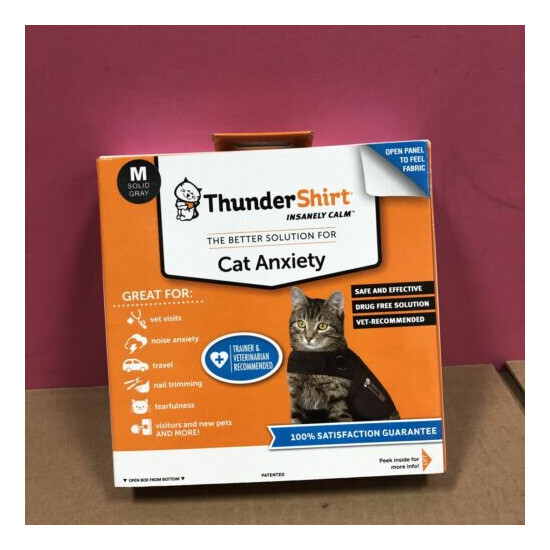 Thundershirt T02-HGM for Cat Anxiety - Color: Gray Size: Medium 9 - 13 (1592) image {1}