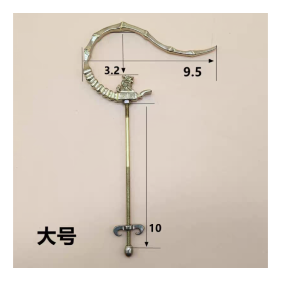 Chinese Copper Pet Bird Cage Hanging Hook Hanger Supplies Birdcage accessories image {2}
