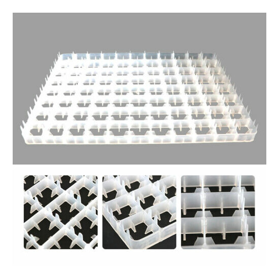5Pcs 88 Egg Breeding Tray For Poultry Incubator Breed Tray Hatcher Brooder image {3}