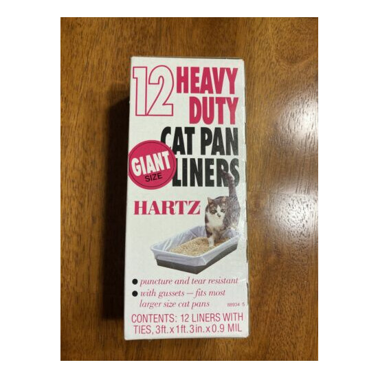 NEW Hartz Cat Litter Liners Giant, 12 Ct image {1}