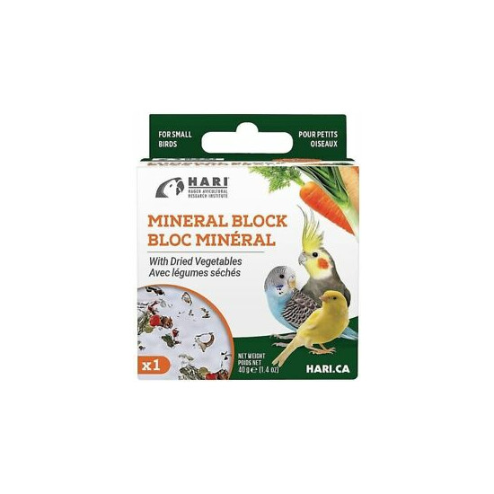 HARI Vegetable Mineral Block for Small Birds image {1}