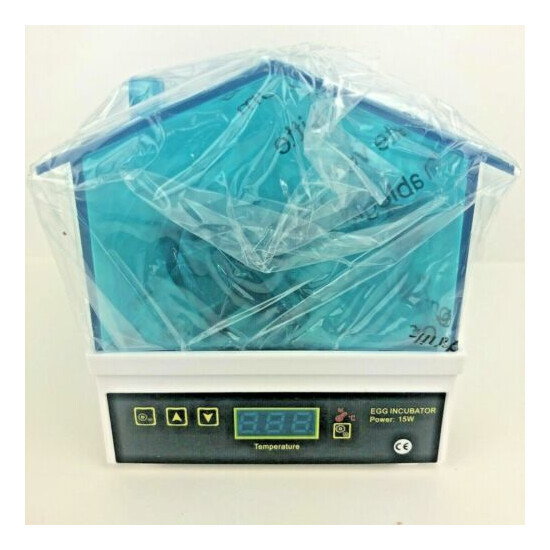 Egg Incubator 4 Eggs Fully Digital Automatic Hatcher Case Hatching Chicken Quail image {1}