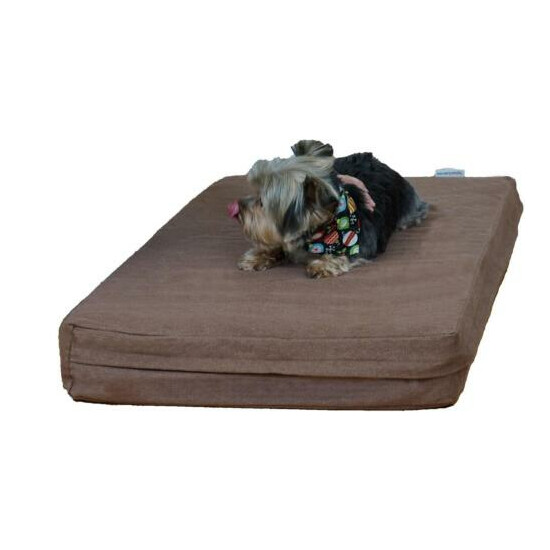 PETBED4LESS Waterproof one piece 100% Orthopedic MEMORY FOAM Cat Bed Dog Bed image {1}