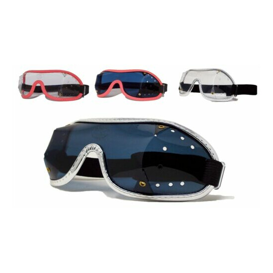 SAFTISPORTS SkyDiving Freefall Parachuting Goggles | Wide Band + Punched Vents image {1}