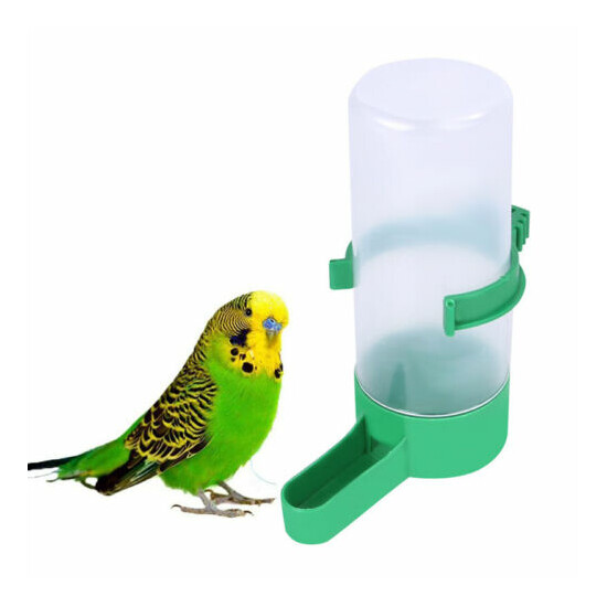 3pcs Pet Drinker Food Feeder Waterer Clip For Cage Bird Parrot Cockatiel Budgie image {4}