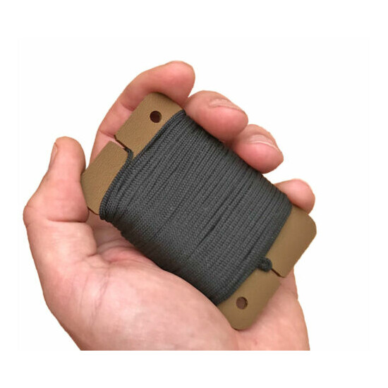 Mini-Spool Card Olive Drab Sagewood Gear Compact Pocket Cordage Carry Tool image {2}