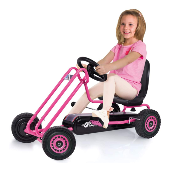 Hauck Lightning Go Kart Pedal Car Ride On Toys w Ergonomic Adjustable Seat Gift image {2}