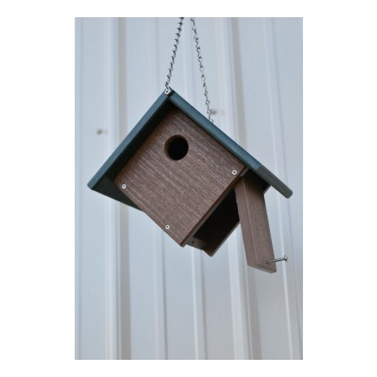 Poly Wood Wren House, a Birdhouse for a list of other Birds Choose Your Color image {2}