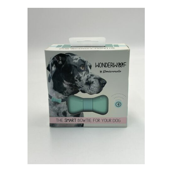 WonderWoof The Smart Bowtie For Your Dog Activity Monitor Dogquamarine Blue image {1}