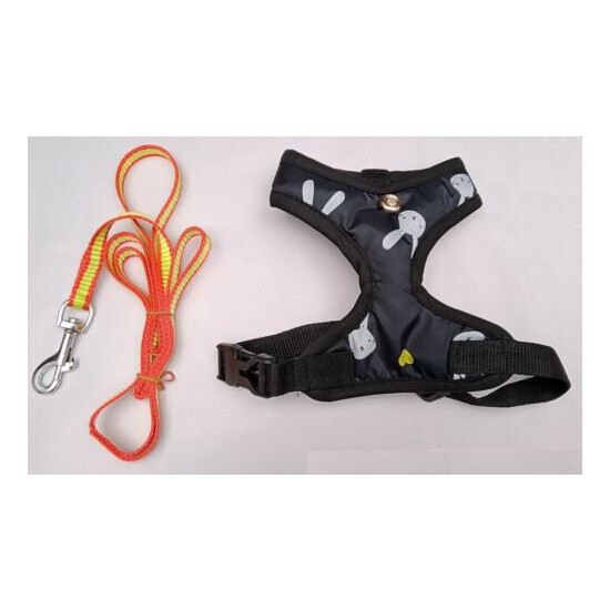 Kitten Body Harness with lease 2pcs set Size:Medium-PLS CHECK SIZE B'FORE BUYING image {1}