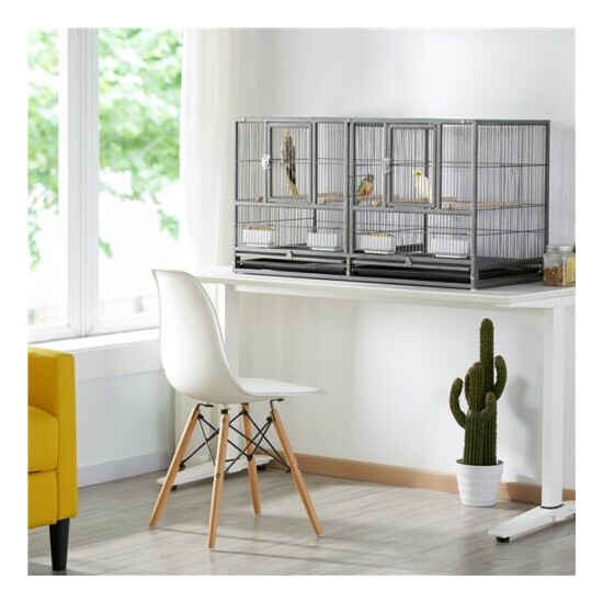 Divided Breeder Cage for Small Birds Lovebirds Finch Canaries Parakeets Budgies  image {2}