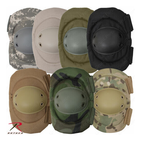 Rothco Multi-Purpose SWAT Elbow Pads - Solid & Military Camo Colors Thumb {1}