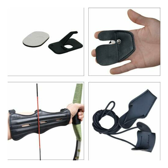 Takedown Recurve Bow Hunting Right Hand Outdoor Practice 30-60LBS Bow Accessary image {9}