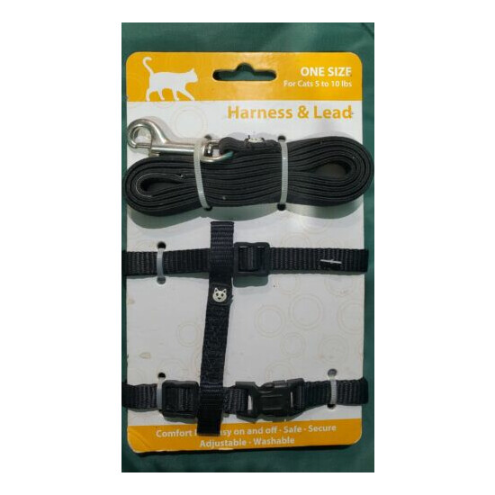 Simply Cat Harness and Lead One Size for 5-10 lbs cats. Mission Pets. BRAND NEW image {1}