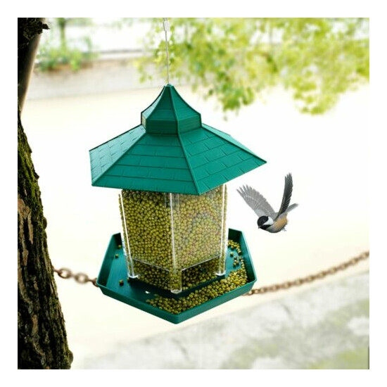 Wild Bird Feeder Hanging Squirrel Proof Seed Food Yard Garden Outdoor Decoration image {3}