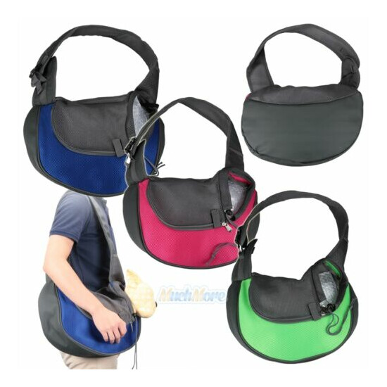 Pet Dog Cat Puppy Carrier Comfort Travel Tote Shoulder Bag Sling Backpack S/L US image {4}