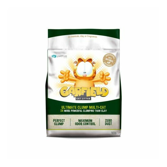 Garfield Cat Litter Ultimate Clump, All Natural, Fast Clumping, 10lb image {1}