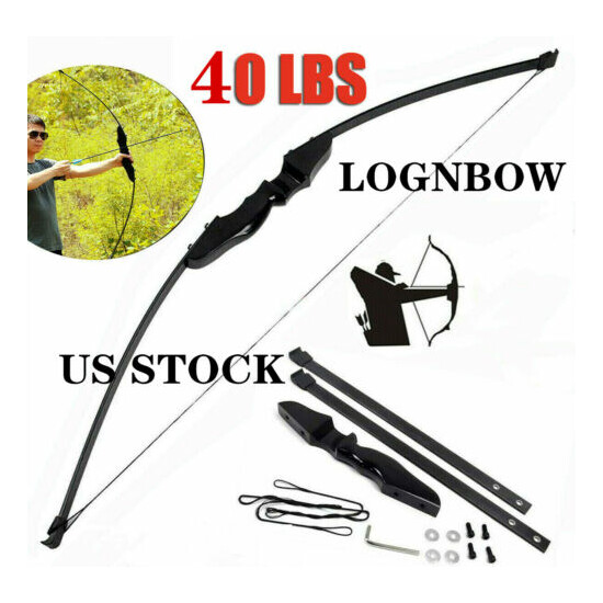 Outdoor 40lbs Archery Compound Bow For Camping Wild Hunting Sports Shooting Game image {1}