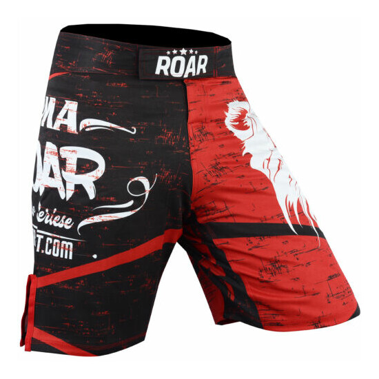 ROAR Mma Shorts Grappling Fight Kick Boxing Muay Thai Men Fight Training Shorts image {27}
