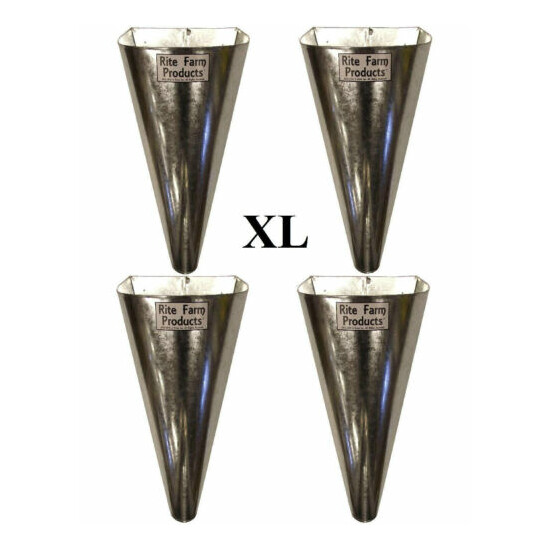 4 PACK-EXTRA LARGE- RESTRAINING KILLING KILL PROCESSING CONES FOR POULTRY TURKEY image {1}