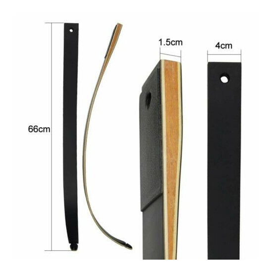30-60lbs Archery Hunting Takedown Recurve Bow and Arrows Set Quiver Right Hand image {7}