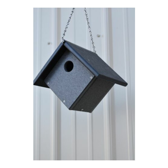 Poly Wood Wren House, a Birdhouse for a list of other Birds Choose Your Color image {3}