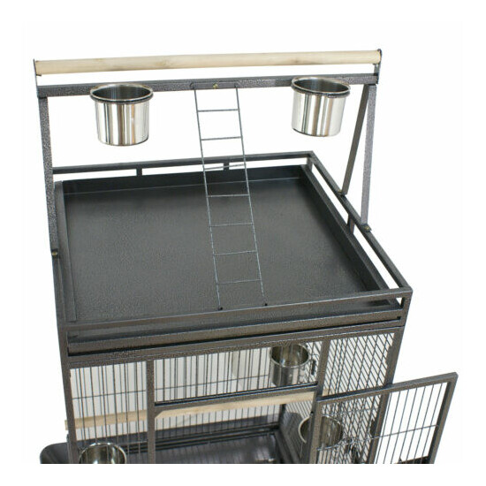 Bird Cage 68" Large Play Top Parrot Finch Cage Macaw Cockatoo Pet Supply image {2}