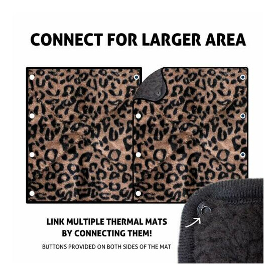 Thermal Cat Pet Dog Warming Bed Mat, Hammock, and Connectable Mat image {3}