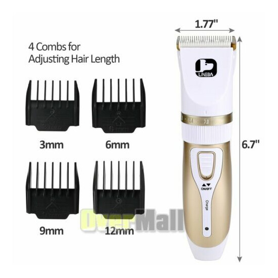 Pet Dog Cat Grooming Clippers Hair Trimmer Groomer Shaver Razor Quiet Clipper image {2}
