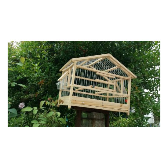 Bird Cage // Bird House // Bird Home // Wooden Handcrafted image {4}
