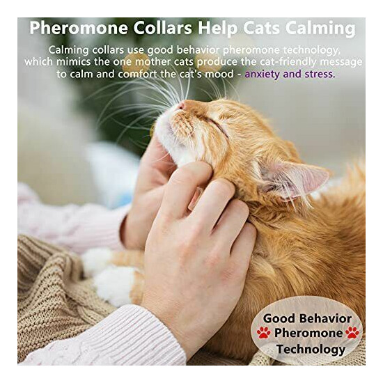Wustentre 3 Pack Calming Collar for Cats, Cat Calming Collars, Cat Pheromones image {7}